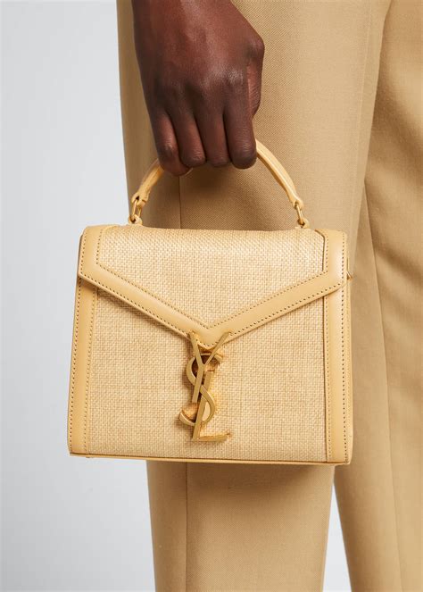 cassandra ysl mini raffia top handle bag|CASSANDRA Mini top handle bag in grain de poudre .